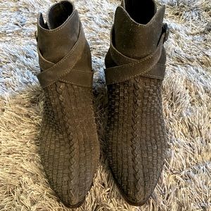 Free People Venture Suede Ankle Boots EU38 charcoal grey 🖤